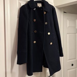 Navy loft dress coat